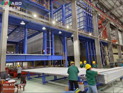 China Linha de produção de anodização vertical para tratamento de superfície de alumínio à venda