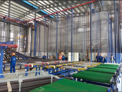 China Energy Supply for Vertical Powder Coating Line for Aluminum Profiles Power Gas and Compressed Air for sale