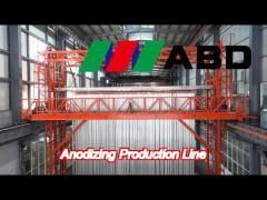 lng heating power anodizing production line custom voltage for aluminium profiles