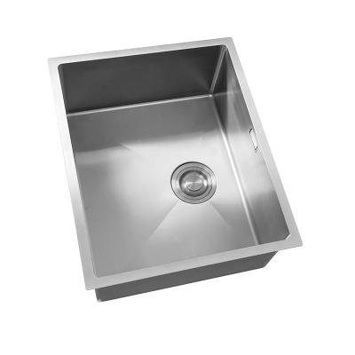 China Without Faucet 2021 New Factory High Quality Top Mount Sink Stainless Steel Commercial Kitchen Sinks for sale