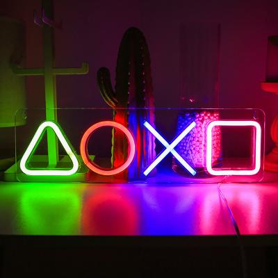 China Neon Sign For Bar/Shop Icelaw Silicone LED Strip Gamepad LED Sign Light Neon Sign Gift Night Light For Kids for sale