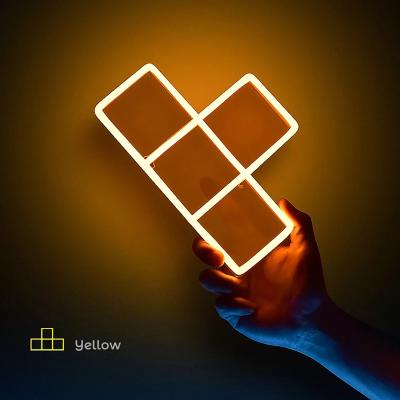 China Neon Sign For Bar/Shop Icelaw Birthday Gift LED Tetris Shape LED Light Neon Sign Game Lamp For Kid's Room for sale