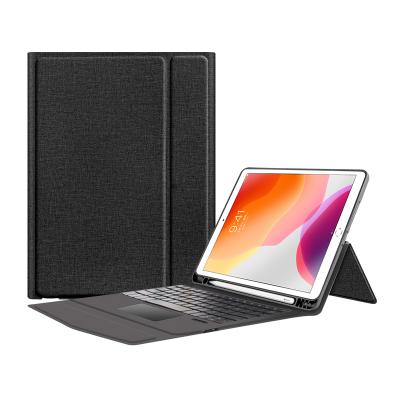 China Integrated Pen Tray Touchpad Keyboard Case For iPad 10.2 2021 2020 2019 Integrated Keyboard Case New Arrival Wholesales for sale