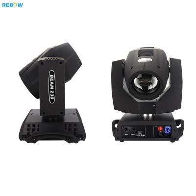 China Dropshipping DMX512 RGBW 230w 7r LANDSCAPE Moving Head Lights Sharpy Beam Lights Retro Rebow Lights Stage Light for sale