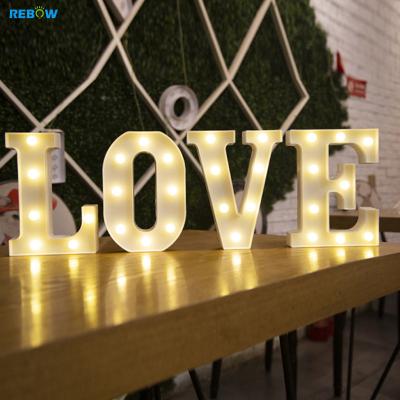 China Custom Buildings Alphabet Number Night Light 3D Led Letter Sign Marquee Letter For Bar Hotel Wedding Festival Decoration for sale