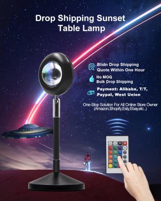 China Lighting Functions Rebow RGB App Control Stand Lamp Rainbow Sunset Sunrise Projection Night Light Modern Corner Floor Lamp for Living Room Bedroom for sale