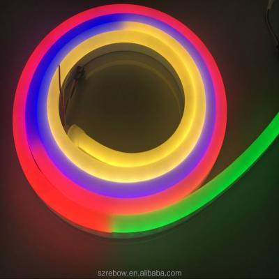 China LANDSCAPE programmable color changing 24V 60leds 10pcs pixel WS2811 led neon flex rope light for sale