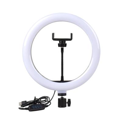 China Adjustable Brightness Dimmable 14 Inch Phone Stand 42W 5500K 2M Color Box Camera Studio LED Ring Light With 2M Stand for sale