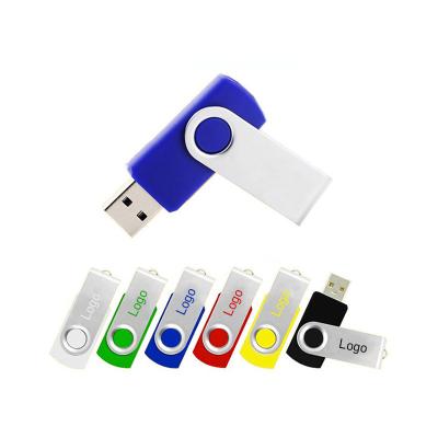 China Factory 2Gb 4Gb 8Gb 16Gb 32Gb 64Gb Metal Bulk Custom Logo 2.0 Wholesale 3.0 Swivel Pendrive Stick USB Flash Drive for sale