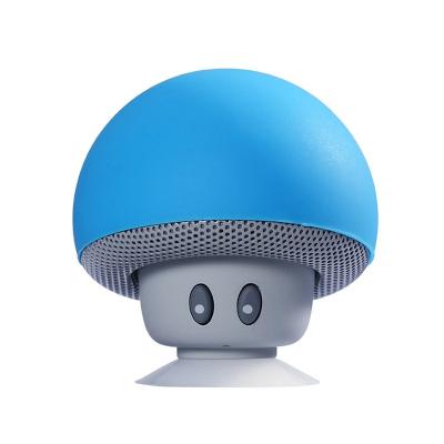 China Waterproof Wireless Car Mini Cute Portable Shower Mushrooms Sucker Bluetooths Speaker Mobile Phone Speaker for sale