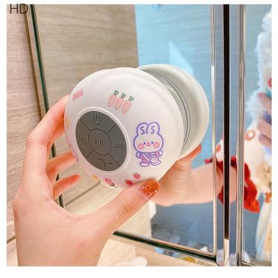 China Mini Bathroom Blue Tooth Speaker Audio Waterproof Mini Sucks Cute Portable Bass Mini Speaker for sale