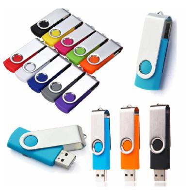 China Flash Stick Swivel Design Usb Drive 8Gb 16Gb 32Gb 64Gb Flash Thumb Drives Pop Up Drive Fold Storage Memory Stick for sale