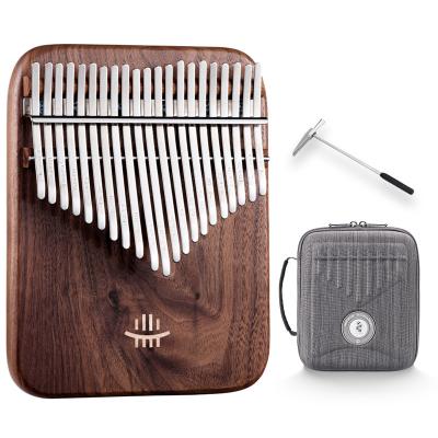 China Red Rose Wood Wooden Kalimba KY21 /Percussion Therapy Hluru Inch Piano 21 Keys Kalimba Finger Piano Sandal for sale