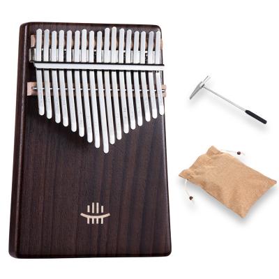 China Wholesale Wooden 17keys Kalimba Musical Instrument Musical Instrument Hluru Thumb Finger Piano Kalimba for sale