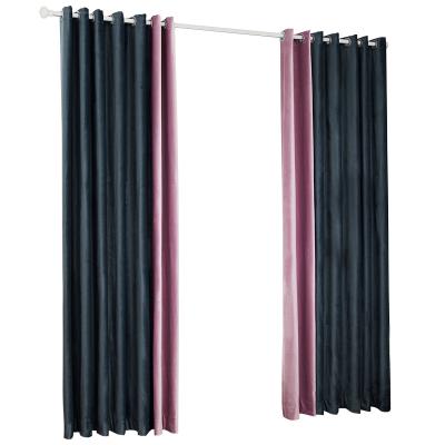 China High Quality Blackout Velvet Shade Curtain Fabric Bedroom Living Room Curtain for sale