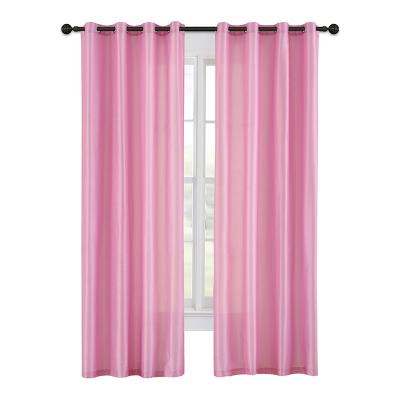 China Blackout Single Curtain Fabric Blackout Curtain Manufacturers Running Solid Color Multicolor Options for sale