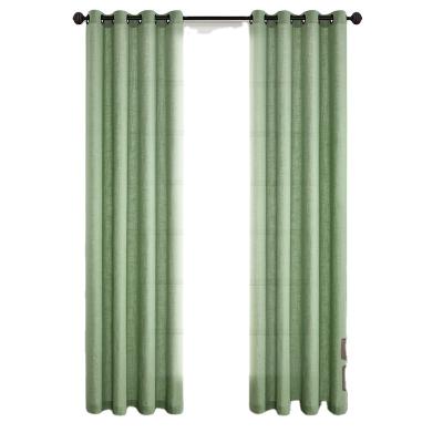 China Multicolor blackout curtain blackout curtain product customization living room bedroom fabric blackout curtain single plain plain for sale