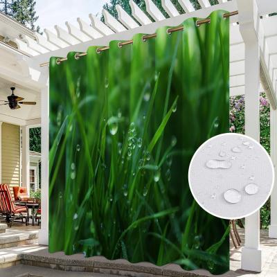 China Shrink-Resistant Manufacturers Supply High Definition Outdoor 3D Scenery Waterproof Curtains Rainy Day Outdoor Series for sale