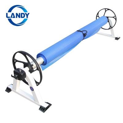 China Al Alloy U Shape Big Line Roller , Large Stainless Steel Swimming Pool Cover Pool Lane Rope Roller for sale