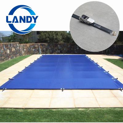 China Popular Family Pool Safety Tarpaulin Swimming Pool Cover Fabric Waterproof PVC Material For Swimming Pool Accessories for sale