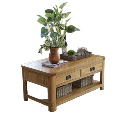 China Natural modern solid wood coffee table EUROPEAN new style design for living room furniture for sale