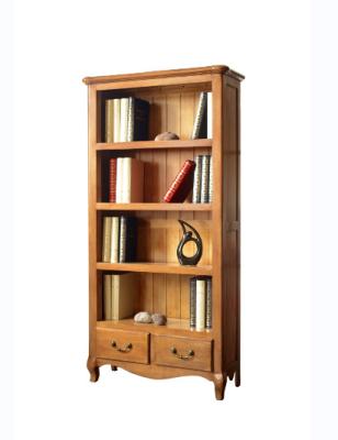 China European Factory Direct Supply Antique Style Bookcase Cabinet Solid Wood Living Room Furniture for sale