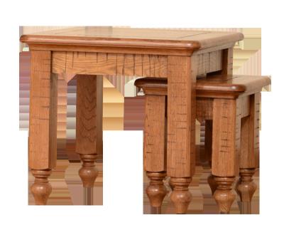 China Factory Direct High Quality Handmade Modern Solid Oak Nest Tables for sale