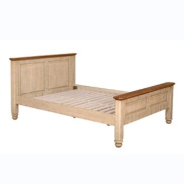 China Factory Rustic Handmade Direct Supply Solid Wood Wood Bed Room Furniture King Size Bed for sale