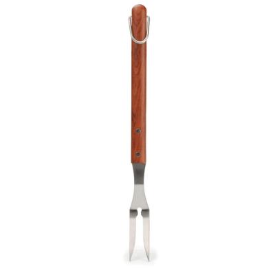 China Stainless Steel + Rosewood Handle 18/0 Stainless Steel BBQ Fork Rosewood Handle for sale