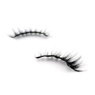 China Supplier Price 3d 20mm False Eyelashes Cheap Natural Soft Magnetic Mink Hair False Eyelashes Magnetic Eyelashes for sale