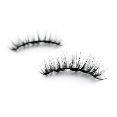 China 2021 Supplier 3d 20mm False Eyelashes Magnetic Eyelashes Wholesale High Quality Natural Soft Magnetic Mink Hair for sale