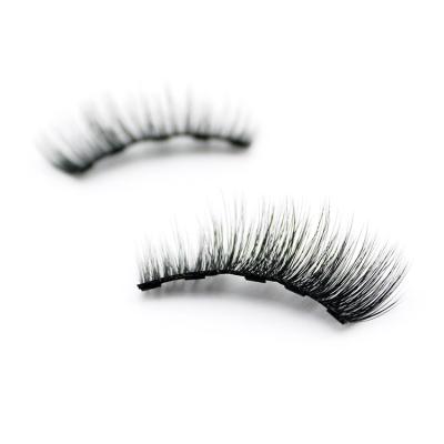 China Cheap Natural Soft Natural Look Fake Mink Eyelash 3d 20mm Magnetic Eyelashes With Magnetic Eyelash Packing Box for sale