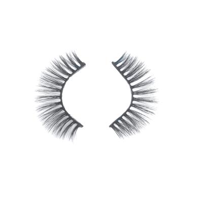 China 13mm strip 13mm cotton eyelashes natural soft synthetic eyelashes seller black natural synthetic 3d eyelashes for sale