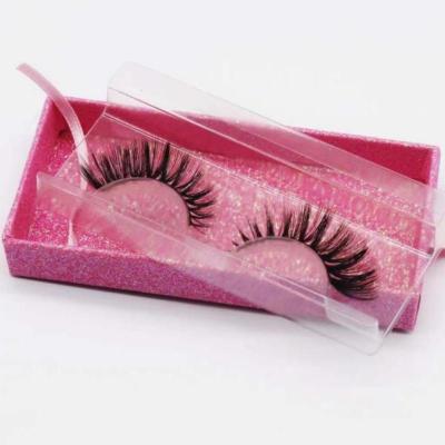 China Wholesale Natural Soft Eyelash 18mm Soft Synthetic 3d Hair False Eyelashes With Private Label for sale