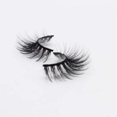 China Private Label 18mm Natural Soft Wholesale Individual Synthetic 3d Hair Lashes Fluffy Lashes for sale