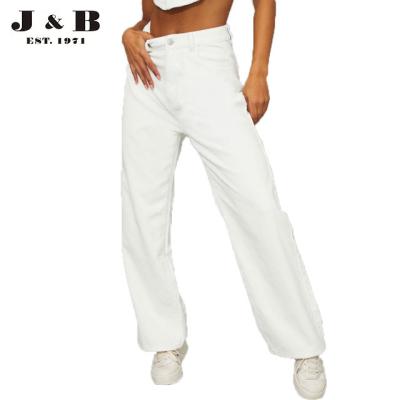 China Promotional Hot Sale Anti-Wrinkle HIGH Price WHITE SIZE LOOSE FRIEND JEANS, Corduroy Pants, Friend Pants for sale