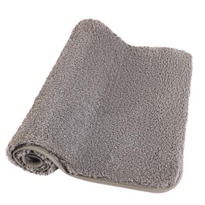 China Soft Washable And Shaggy Bathroom Rugs Washable Carpet Microfiber Non Slip Bath Covers for sale