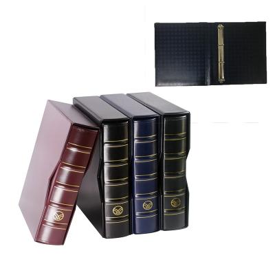 China Built in 36PCS 83MM*59MM cion holder album-m size paper money album /stamp album (phone booths *9) middle size not included inner sheet for sale