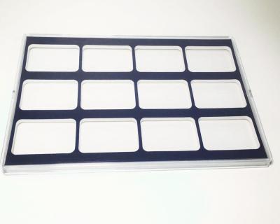 China PC plastic rectangle display box use to collect coin slab / holder / plastic collection box for sale