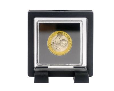 China Showing floating frame/3D coin display case stand holder hanging magic box, with foot 230*90*20mm for sale