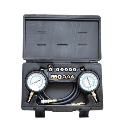 China Professional Car Inspection Auto-Oil Combustion Pressure Gauge Gasoline Engine Fuel Injection Tester Tool Kit for sale