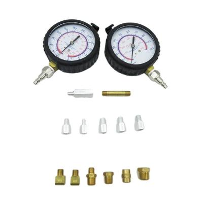 China Multifunctional Car Inspection Fuel Injection Pump Tester Oil Burning Pressure Gauge Tester Tool Kit for sale