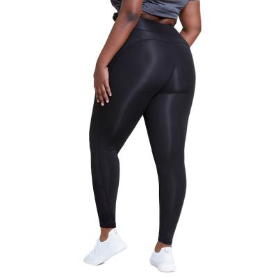 China QUICK DRY yoga pants women plus high waist fitness leggings ladies yoga pants with pockets workout running leggings for sale