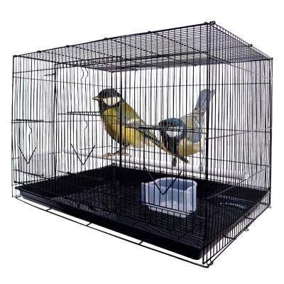 China Large Metal Wire Birds Aviary Canary Yellow Stainless Steel Viable Pets Wire Cat Dogs Pink Pigeon Parrot Cage for sale