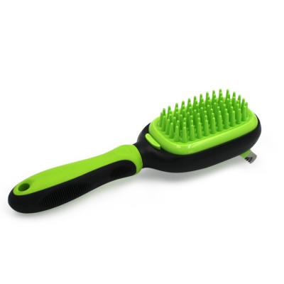 China China Stocked Dogs Products Supplies And Equipment Self-cleaning Slicker Hair Remove Dematting Grooming Brush For Pets for sale