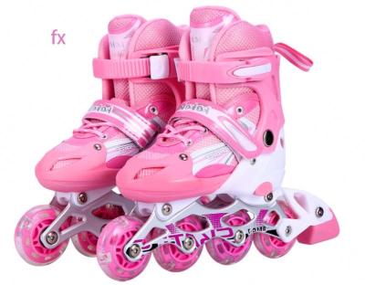 China Kids Classic Outdoor Skate Game Supplies Flashing Integrated Rollers In Line Cheapest Skating For Girls Seba Trix Roller Skates for sale