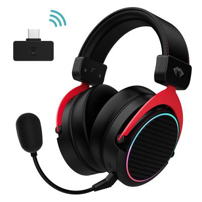 China IPX3 Waterproof 2.4G Wireless Gaming Headset For PS5 PS4 PC LED Noise Cancelling for sale