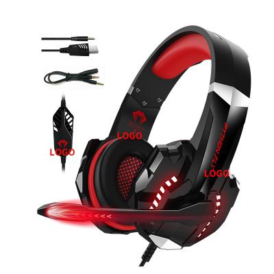 China Xbox Gaming Wired Over Ear Noise Cancelling Headphones With Microphone And LED Light for sale