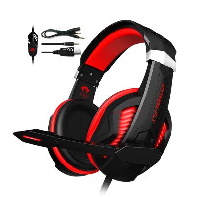 China G2000 Gaming Headsets Over Ear Headphones With Adjustable Microphone 3.5mm Audio Jack for sale