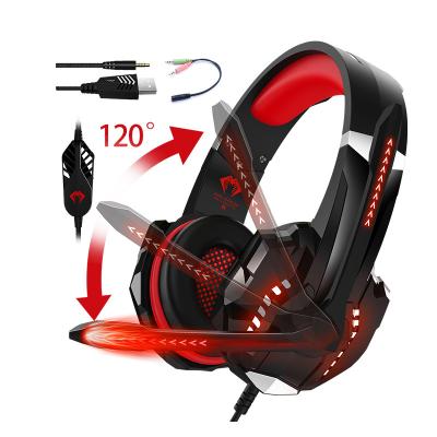 China Headband Style Audifonos wired gaming headset 7.1 Surround For PC G9000 Pro PS5 for sale